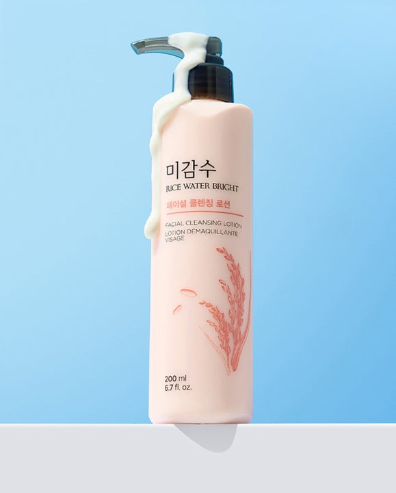 2 x THE FACE SHOP Rice Water Bright Facial Cleansing Lotion 200ml from Korea
