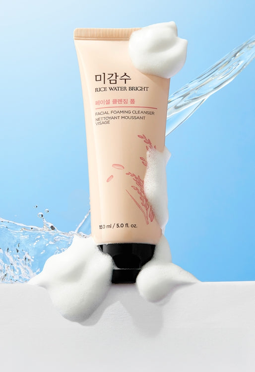 THE FACE SHOP Rice Water Bright Facial Foaming Cleanser 300ml from Korea