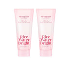 2 x THE FACE SHOP Rice Water Bright Milk & Jelly Double Foaming Cleanser 190ml from Korea