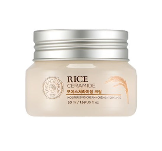 THE FACE SHOP Rice & Ceramide Moisturizing Cream 50ml from Korea
