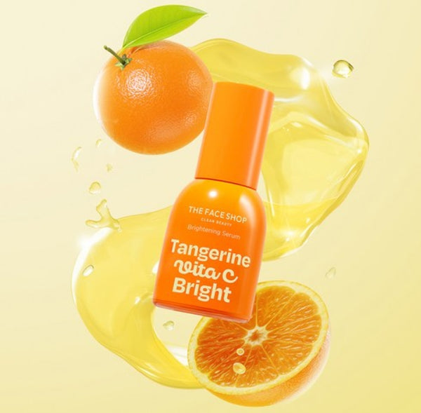 THE FACE SHOP Tangerine Vita C Brightening Serum 35ml from Korea