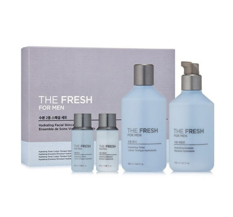 [MEN] THE FACE SHOP The Fresh For Men Hydrating Facial Skincare Gift Set (4 items) from Korea