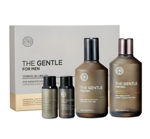 [MEN] THE FACE SHOP The Gentle For Men Anti-Aging Skincare Set (4 items) from Korea
