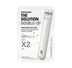 20 x THE FACE SHOP The Solution Double-Up Brightening Face Mask 20ml from Korea