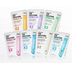 20 x THE FACE SHOP The Solution Double-Up Firming Face Mask 22ml from Korea