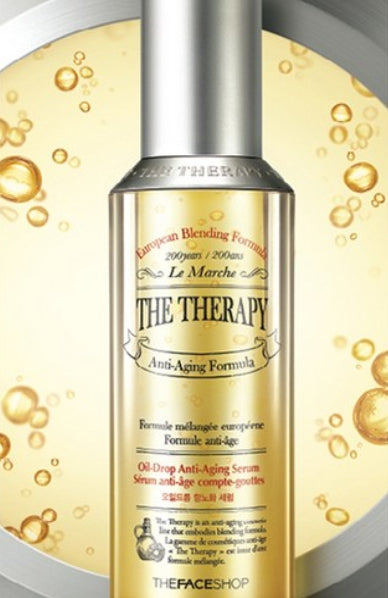THE FACE SHOP The Therapy Oil-Drop Anti-Aging Facial Serum 45ml from Korea