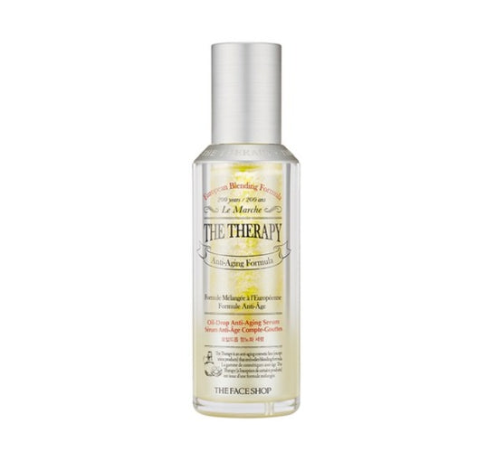 THE FACE SHOP The Therapy Oil-Drop Anti-Aging Facial Serum 45ml from Korea