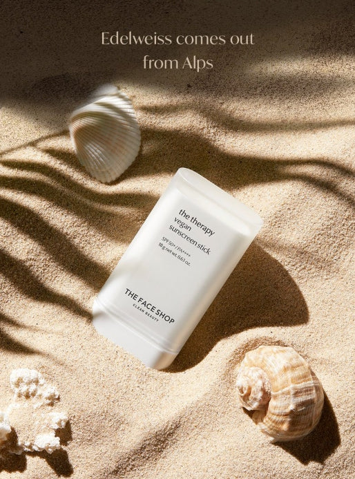 THE FACE SHOP The Therapy Vegan Sunscreen Stick SPF50+ PA++++ 18g from Korea