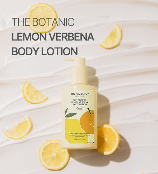 2 x THE FACE SHOP Vigan The Botanic Lemon Verbena Body Wash 350ml – Refreshing Citrus Vegan Wash from Korea