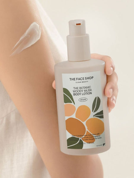 THE FACE SHOP Vigan The Botanic Woody Musk Body Wash 350ml  from Korea