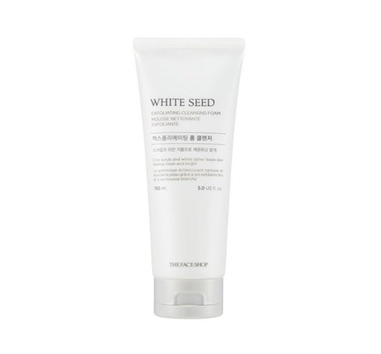 THE FACE SHOP White Seed Exfoliating Cleansing Foam 150ml from Korea