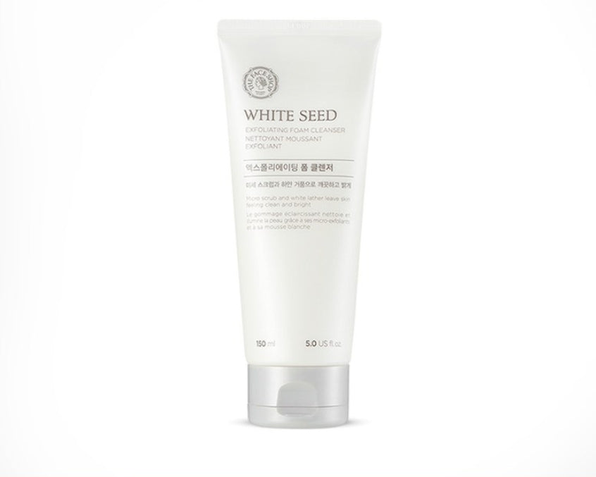 2 x THE FACE SHOP White Seed Exfoliating Cleansing Foam 150ml from Korea