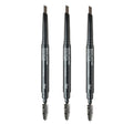 3 x THE FACE SHOP fmgt Brow Lasting Proof Pencil EX 0.2g (04 Gray Brown) – Long‑Wear Waterproof Brow Definer from Korea