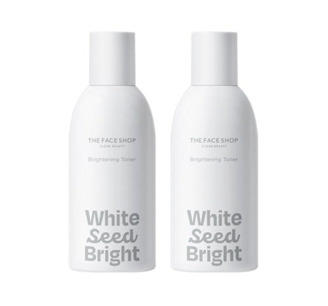 2 x THE FACE White Seed Brightening Toner 250ml – Radiance & Tone‑Care from Korea
