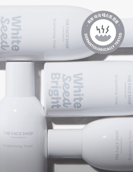 2 x THE FACE White Seed Brightening Toner 250ml – Radiance & Tone‑Care from Korea