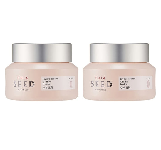 2 x THE FACE SHOP Chia Seed Hydro Cream 50ml from Korea