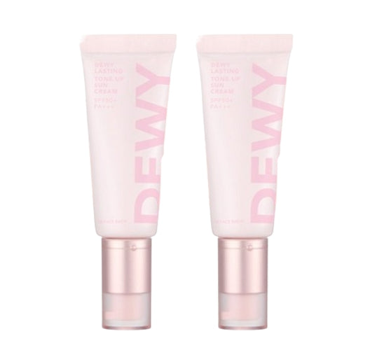 2 x THE FACE SHOP Dewy Lasting Tone-Up Sun Cream SPF50+ PA+++ 35ml from Korea