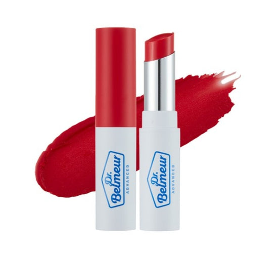 2 x THE FACE SHOP Dr. Belmeur Advanced Cica Touch Lip Balm 5.5g (Red Colour) – Red Tint & Soothing Care from Korea