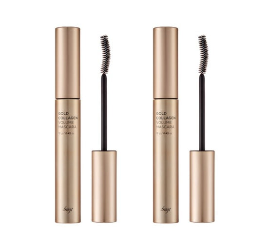 2 x THE FACE SHOP Gold Collagen Volume Mascara 12g from Korea