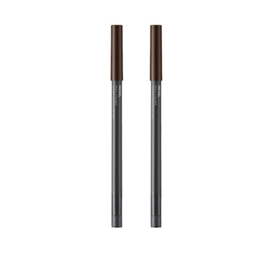 2 x THE FACE SHOP Ink Gel Pencil Liner 0.5g #03 Seattle Brown – High‑Definition Gel Pencil Eyeliner from Korea