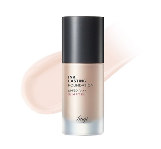 2 x THE FACE SHOP Ink Lasting Foundation Slim Fit EX 30ml SPF30 PA++ #V103 Bright Cream Beige from Korea