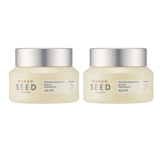 2 x THE FACE SHOP Mango Seed Moisturizing Butter 50ml from Korea