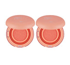 2 x THE FACE SHOP Moisture Cushion Blusher Coral 8g from Korea