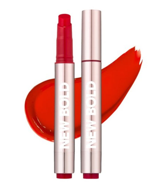 2 x THE FACE SHOP New Bold Glow Melting Lip 2.9g #03 Baby Tomato from Korea