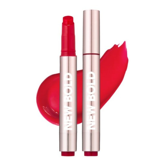 2 x THE FACE SHOP New Bold Glow Melting Lip 2.9g #04 Cherry Coolossom from Korea