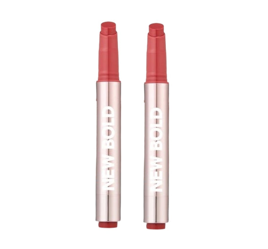 2 x THE FACE SHOP New Bold Glow Melting Lip 2.9g #05 Rose Peanut from Korea