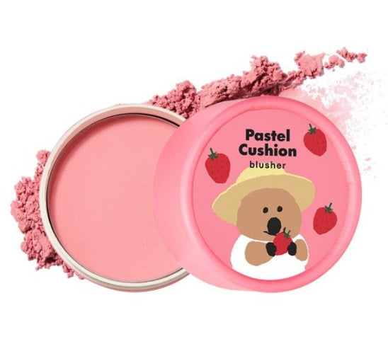 2 x THE FACE SHOP Pastel Cushion Blusher #03 Strawberry Jam 5g from Korea