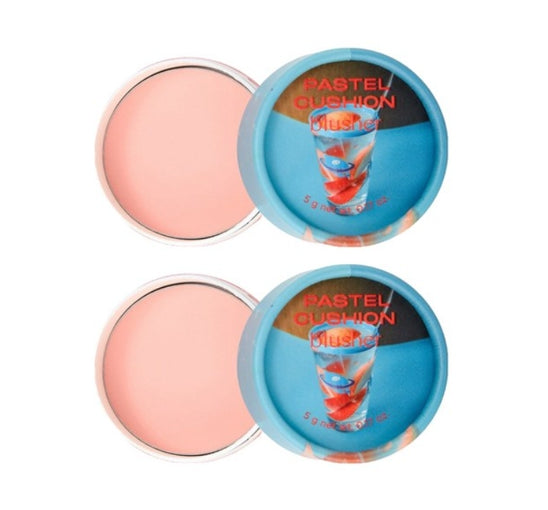 2 x THE FACE SHOP Pastel Cushion Blusher #06 Peach Sour 5g from Korea
