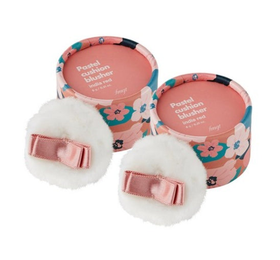 2 x THE FACE SHOP Pastel Cushion Blusher India Red 6g from Korea