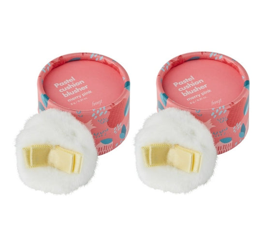 2 x THE FACE SHOP Pastel Cushion Blusher Merry Pink 6g from Korea