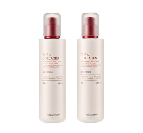 2 x THE FACE SHOP Pomegrante & Collagen Volume Lifting Toner 160ml from Korea