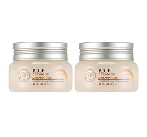 2 x THE FACE SHOP Rice & Ceramide Moisturizing Cream 50ml from Korea