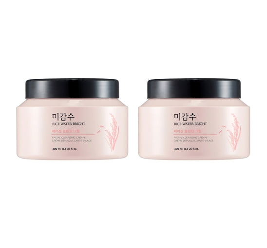 2 x THE FACE SHOP Rice Water Bright Facial Cleansing Cream 200ml from Korea
