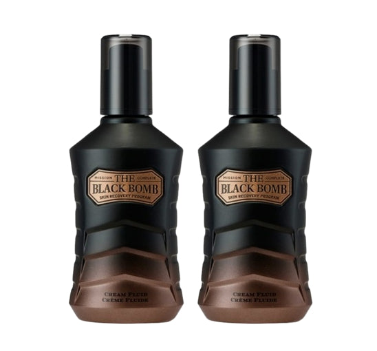 2 x [MEN] THE FACE SHOP The Black Bome Cream Flued 130ml from Korea