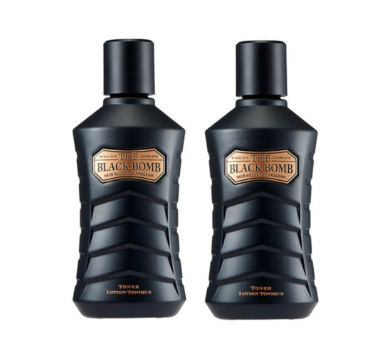 2 x [MEN] THE FACE SHOP The Black Bome Toner 140ml from Korea