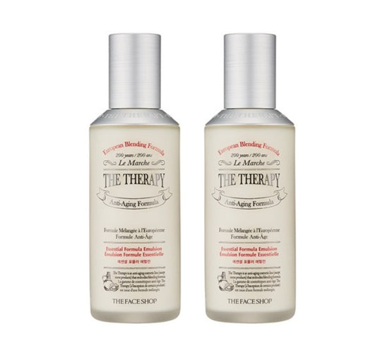 2 x THE FACE SHOP The Therapy Essential Emulsion 130ml from Korea
