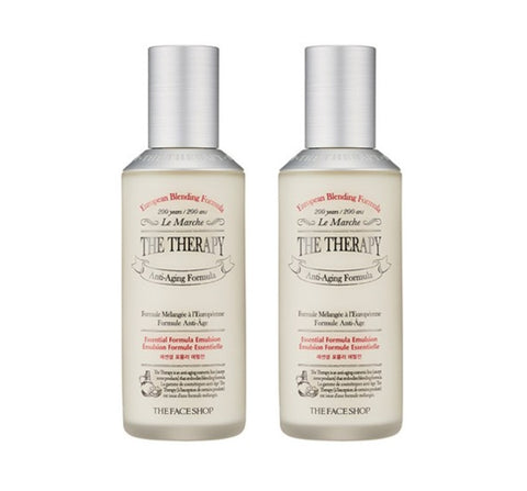 2 x THE FACE SHOP The Therapy Essential Emulsion 130ml from Korea