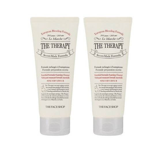 2 x THE FACE SHOP The Therapy Essential Fomula Foaming Cleanser 150ml from Korea