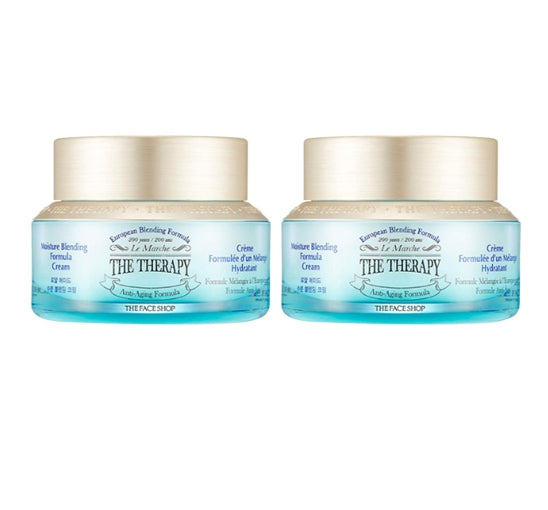 2 x THE FACE SHOP The Therapy Moisture Blending Formula Cream 50ml from Korea