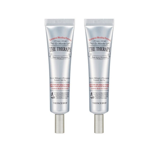 2 x THE FACE SHOP The Therapy Secret-Made Anti-Aging Eye Treatment 25ml from Korea