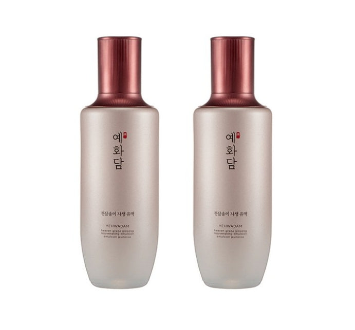 2 x THE FACE SHOP Yehwadam Heaven Grade Ginseng Rejuvenating Emulsion 140ml from Korea by THE FACE SHOP Yehwadam