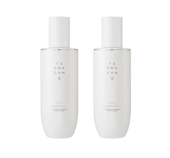 2 x THE FACE SHOP Yehwadam Jeju Magnolia Pure Brightening Emulsion 140ml from Korea by THE FACE SHOP Yehwadam