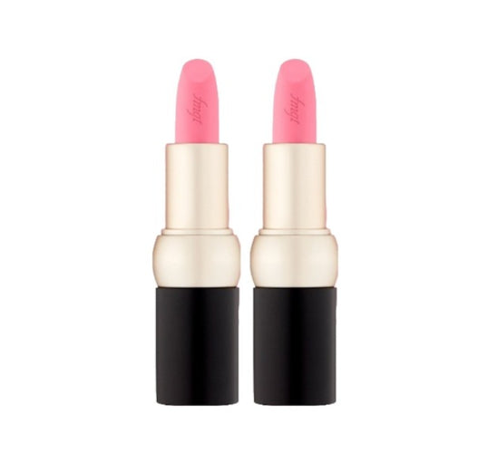 2 x THE FACE SHOP fmgt New Bold Velvet Lipstick, No.12 Sling Back Pink from Korea