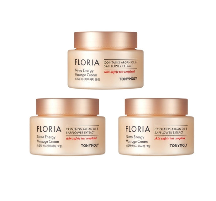 3 x TONYMOLY Floria Nutra Energy Massage Cream 200ml from Korea by TONYMOLY
