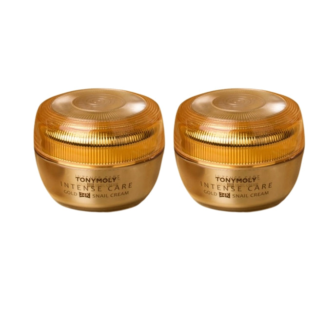 2 x TONYMOLY Intense Care Gold 24K Snail Cream 45ml from Korea by TONYMOLY