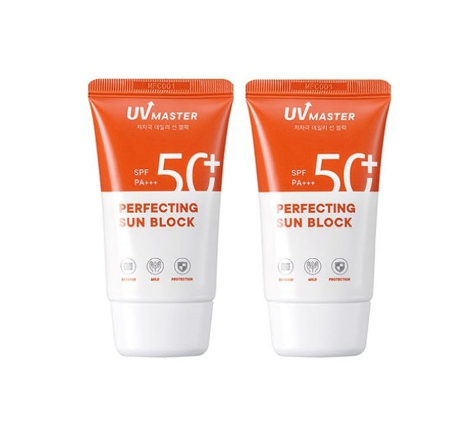 2 x TONYMOLY UV Master Perfecting Sun Block 50ml, SPF50+ PA+++ from Korea by TONYMOLY